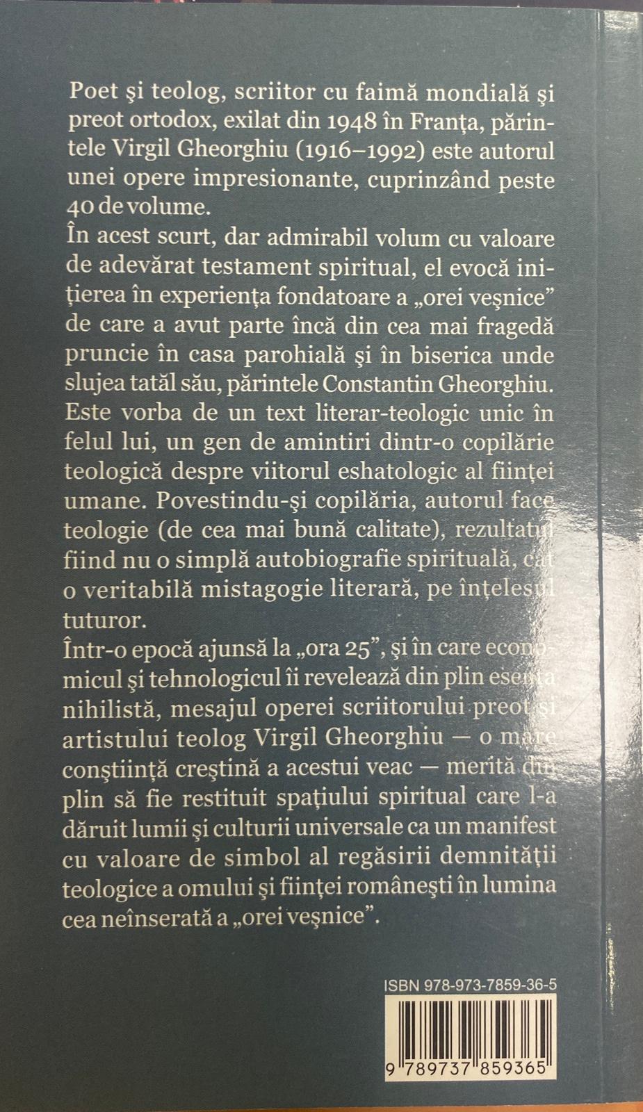 Tatăl meu, protul care s/a urcat la cer — verso