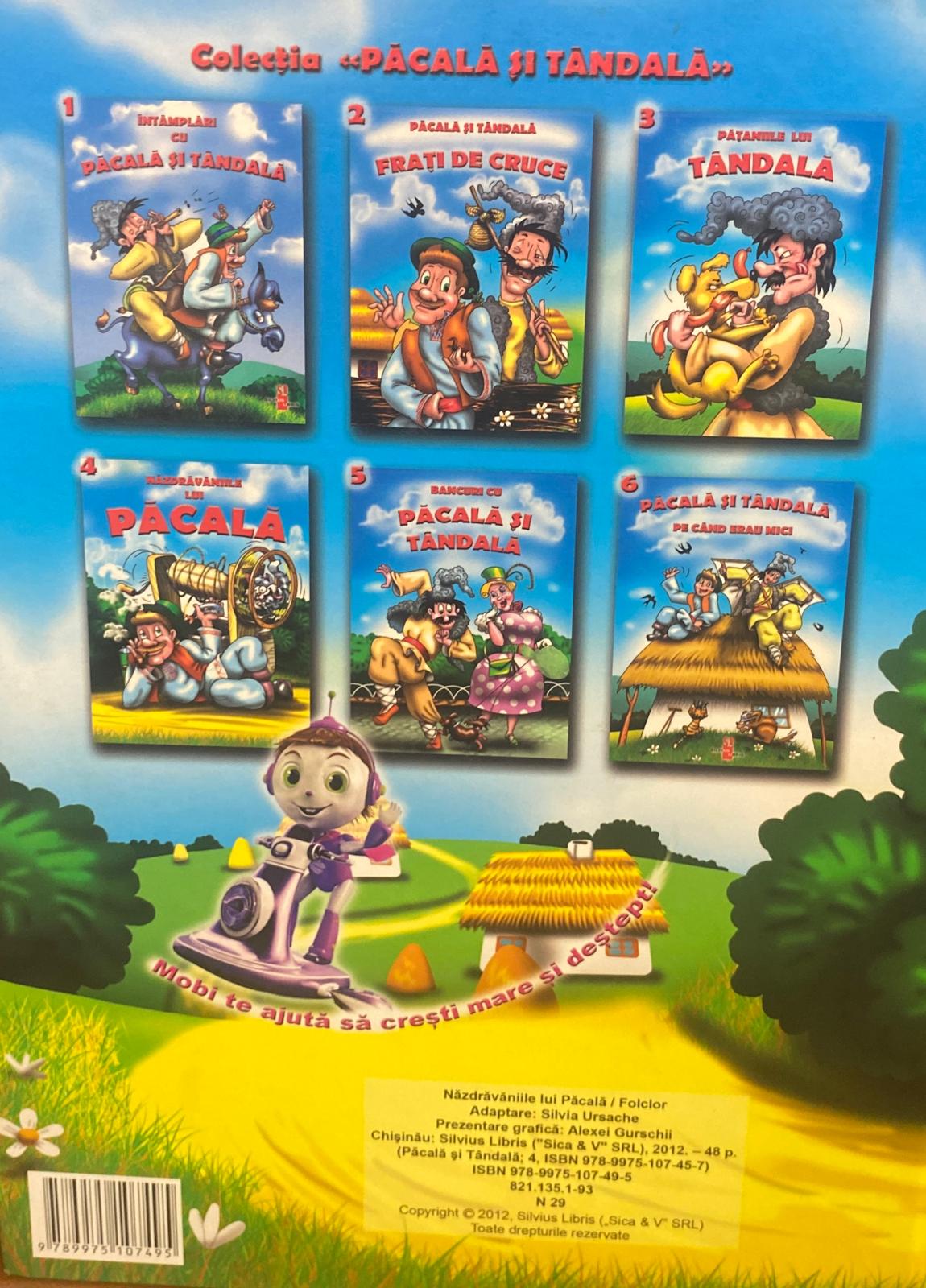 Năzdrăvăniile lui păcală — verso