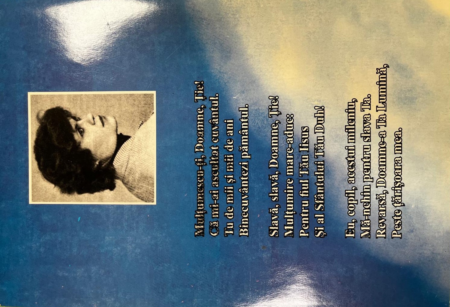 De ce plânge lumânarea? — verso