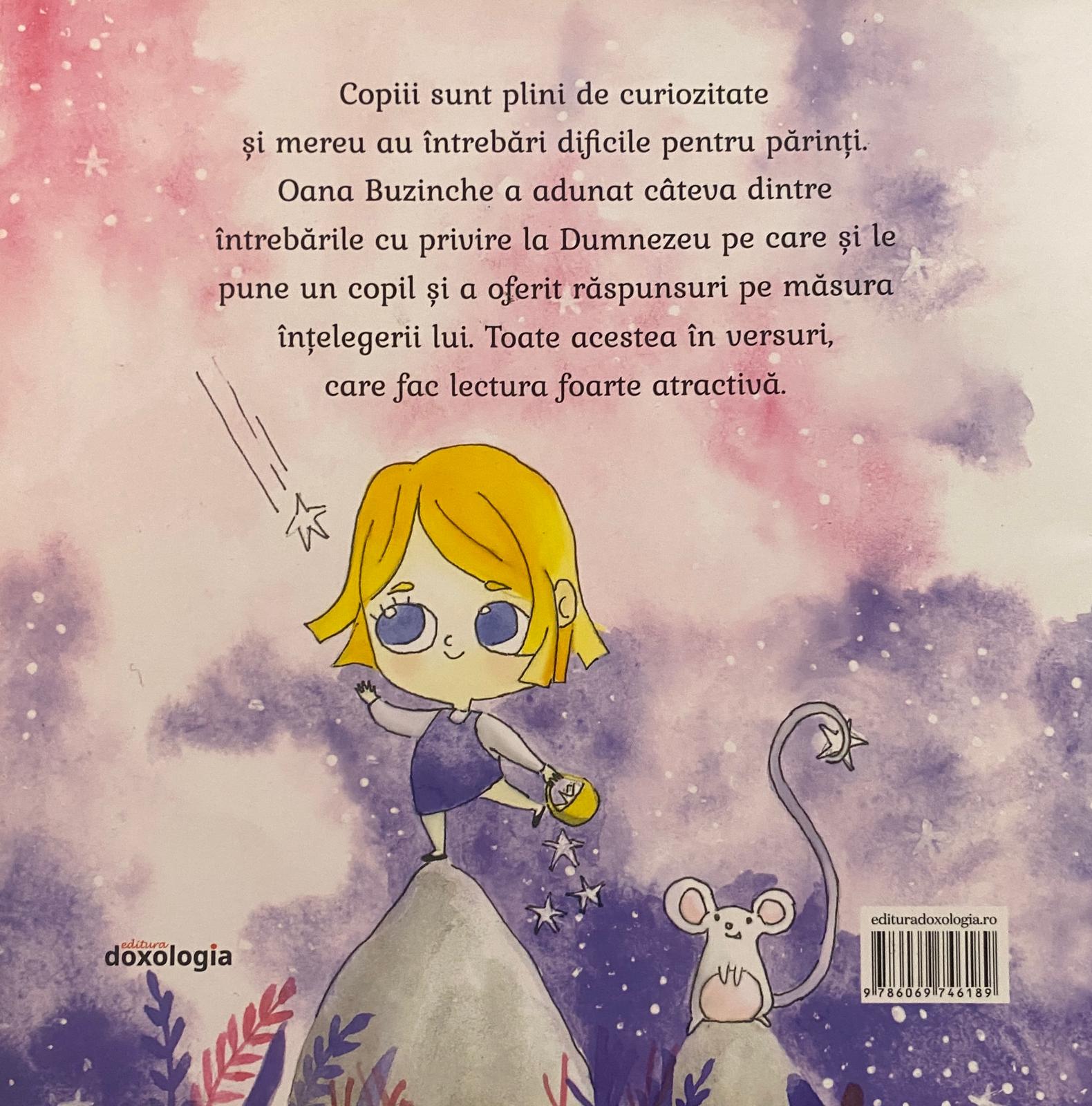 Dumnezeu strâns în cuvinte pentru un copil cuminte — verso